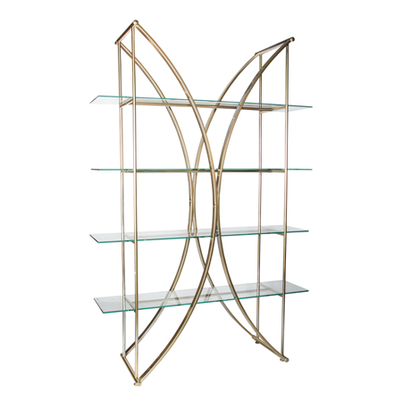 Half Circle Glass Display