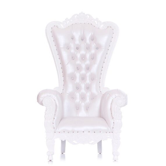 White Single Seater Bridal Chair