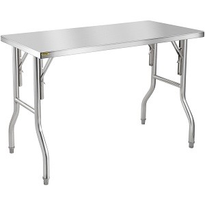 Stainless Kitchen Prep Table- Rentastic Party - New York's Premier ...