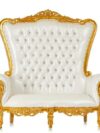 Gold Double Seater Bridal Chair