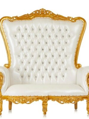Gold Double Seater Bridal Chair