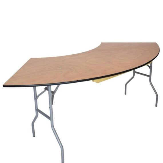 Medium Serpentine Table 1/4 Round 30x48