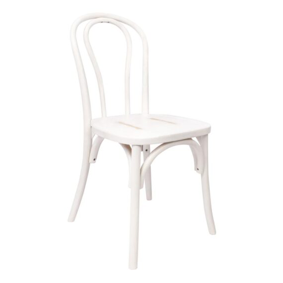 White Washed Bentwood Chair