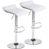 Sleek Leather Bar Stool