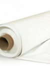White Platform Fabric - Pleated