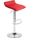 Sleek Leather Bar Stool