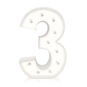 Lighted Marquee numbers