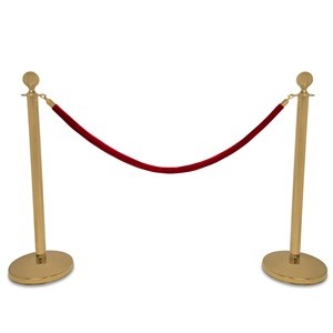 Gold Stanchion