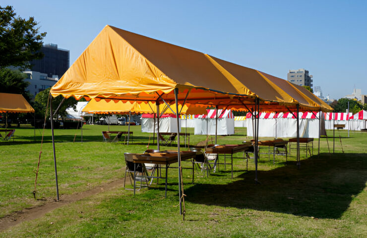 pop-up tent rentals for flash mobs and quick events