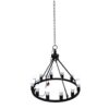 Black Chandelier 12 Bulb