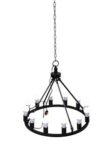 Black Chandelier 12 Bulb
