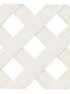 White Privacy Lattice 4' x 8' - Mechitza