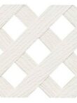White Privacy Lattice 4' x 8' - Mechitza