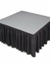 Platform Stage Skirt - Black