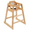 Kids High Chair - Light Wood
