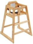 Kids High Chair - Light Wood