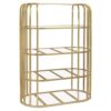 TableTop Cage Shelving - Gold