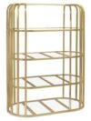 TableTop Cage Shelving - Gold