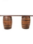 Rustic Barrel Bar