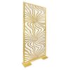 Gold Wave Panel - Room Divider