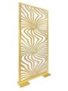 Gold Wave Panel - Room Divider