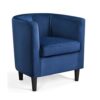 Sleek Accent Chair - Blue