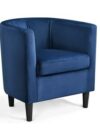 Sleek Accent Chair - Blue