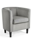 Sleek Accent Chair - Grey
