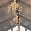 15 Light Chandelier - White
