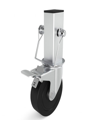 BilJax Staging Caster Wheel – Heavy-Duty Locking Wheel for Stage Platforms