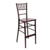 Mahogany Chiavari Bar Stool