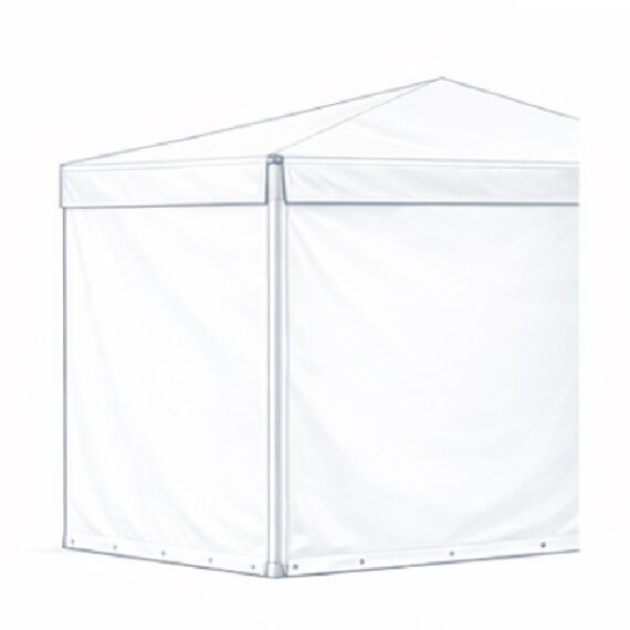Frame Tent Walls - 12' x 20' - Solid White