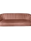 Wavy Velvet Sofa – Blush