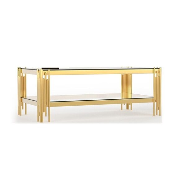 Spike Coffee Table - Gold